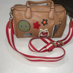 Coach Mini Bennett Varsity Patch Purse